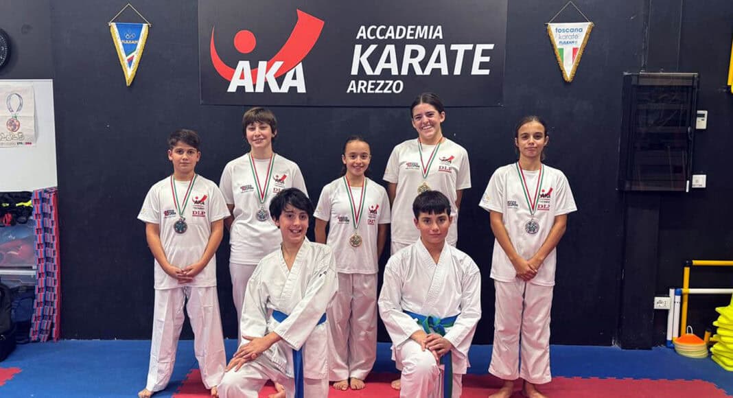 Due titoli toscani per gli Esordienti dell’Accademia Karate Arezzo