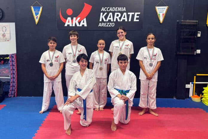 Due titoli toscani per gli Esordienti dell’Accademia Karate Arezzo