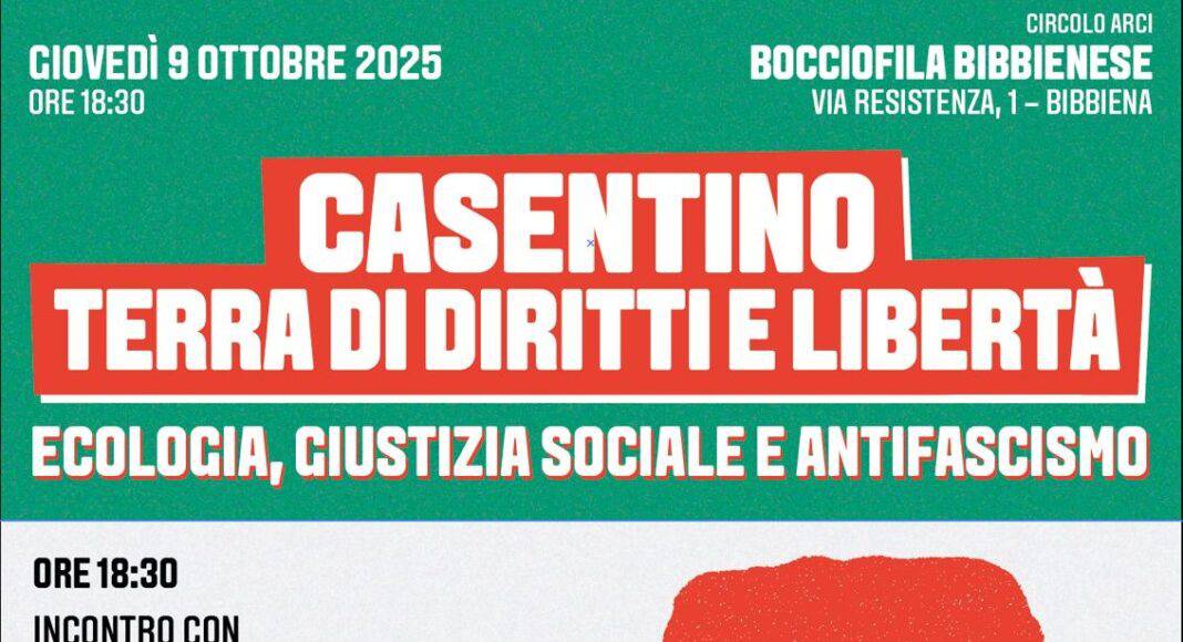 Alleanza Verdi Sinistra incontra i cittadini a Bibbiena