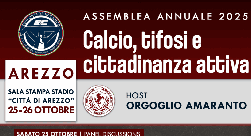 Orgoglio Amaranto ospita l’assemblea nazionale di Supporters in Campo