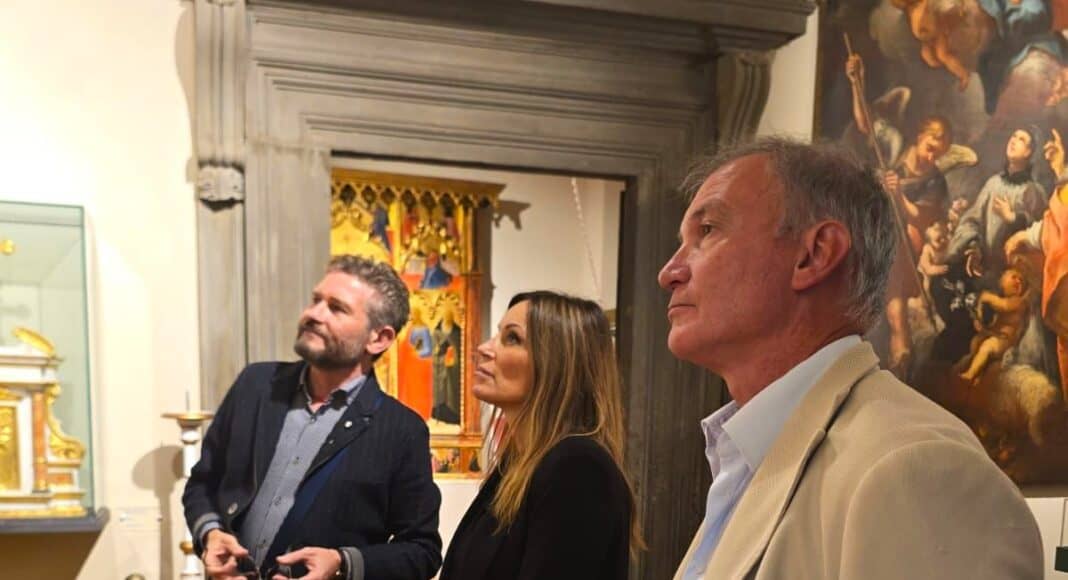 Il Sottosegretario alla Cultura Lucia Borgonzoni in visita in Valdarno