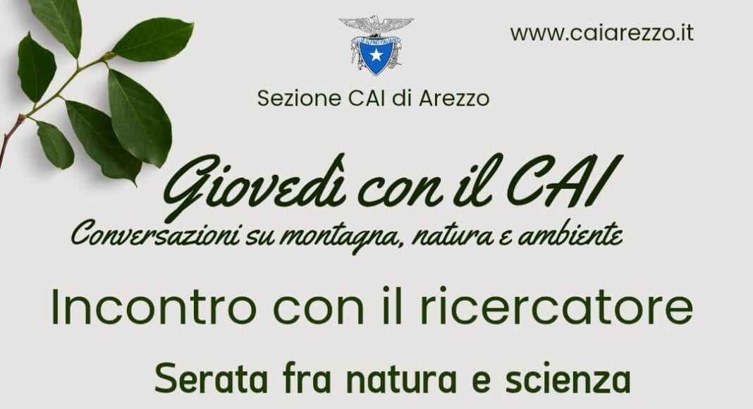 I “Giovedì del Cai” in programma ad Arezzo giovedì 9 ottobre