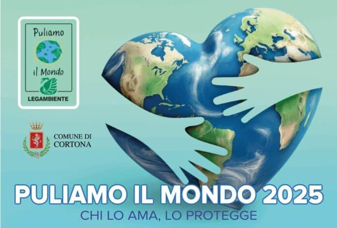 Cortona, Puliamo il mondo si fa in quattro volontari in azione