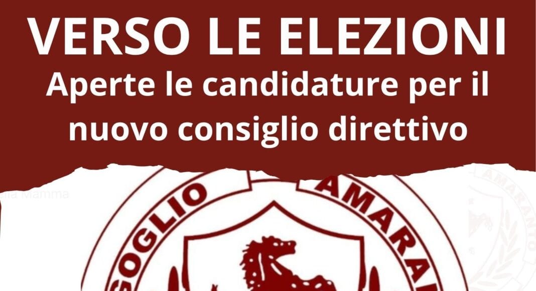 Elezioni per il rinnovo del direttivo di Orgoglio Amaranto