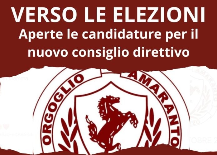 Elezioni per il rinnovo del direttivo di Orgoglio Amaranto