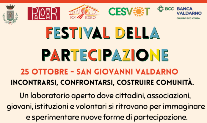 Festival della Partecipazione 2025 a San Giovanni Valdarno