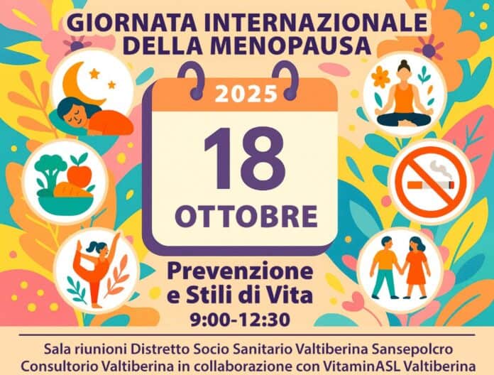 Sansepolcro, sabato mattina un incontro per parlare di menopausa