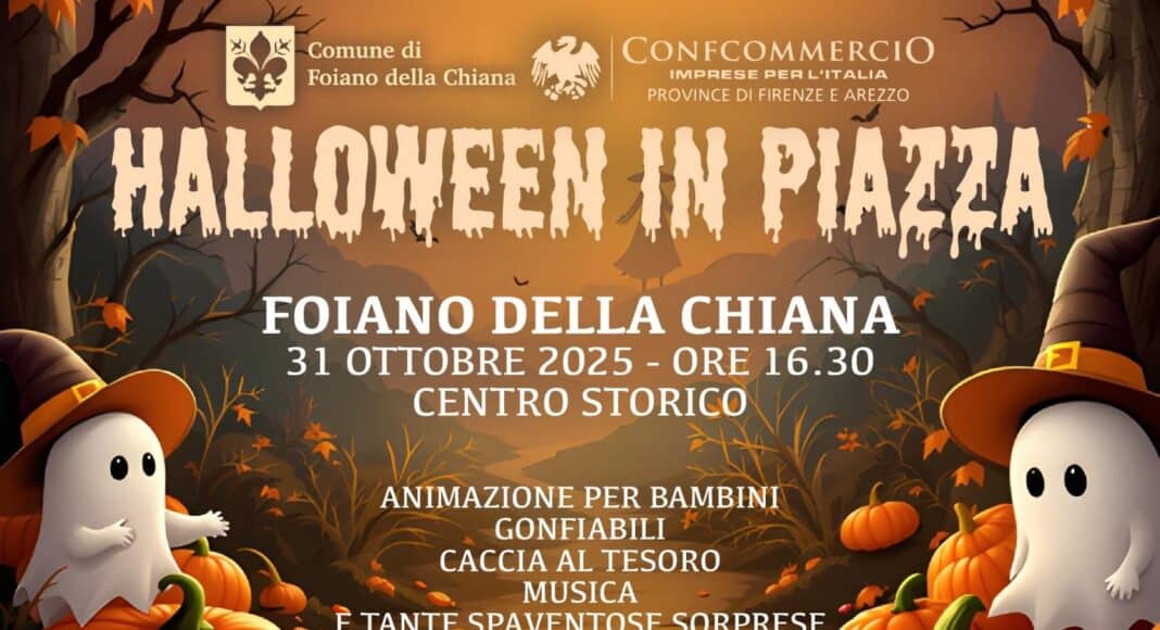 Halloween in Piazza Foiano si trasforma in un regno di magia