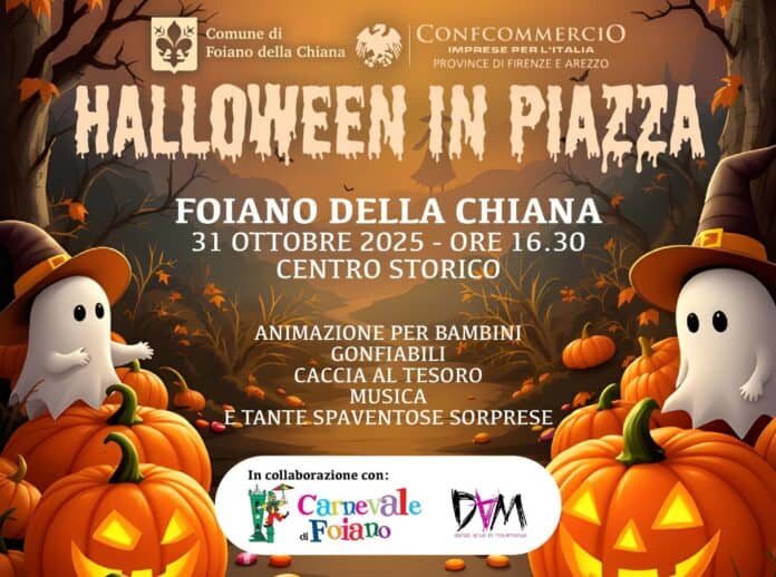 Halloween in Piazza Foiano si trasforma in un regno di magia