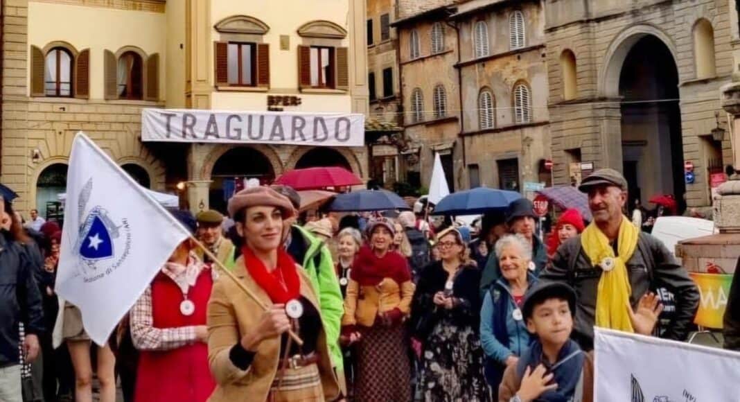 Il Cai di Sansepolcro ad Anghiari per la ciclostorica L'Intrepida