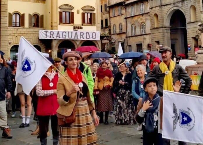Il Cai di Sansepolcro ad Anghiari per la ciclostorica L'Intrepida