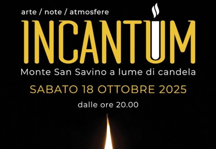 Monte San Savino a lume di candela