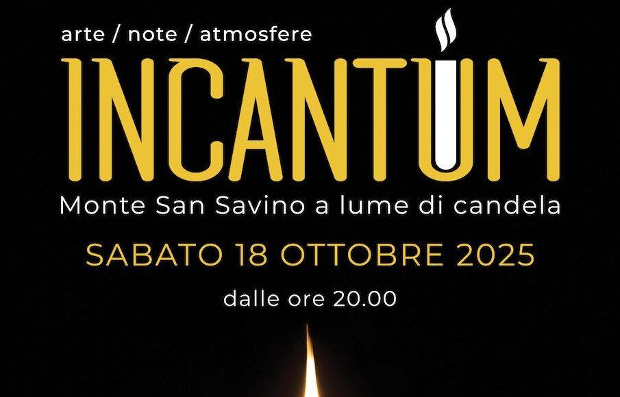 Monte San Savino a lume di candela