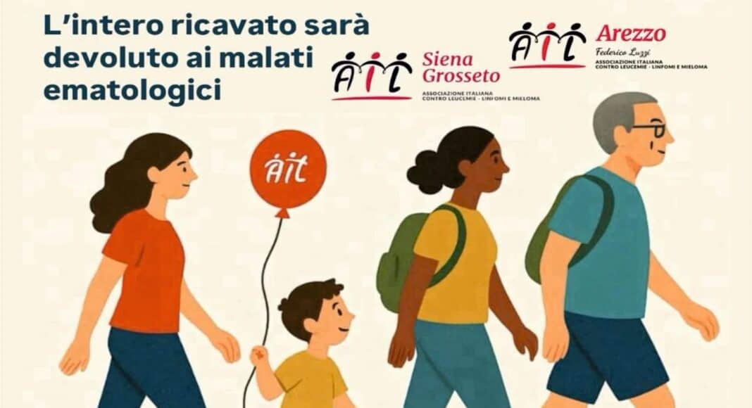 San Giovanni Valdarno cammina per la solidarietà con CamminAil