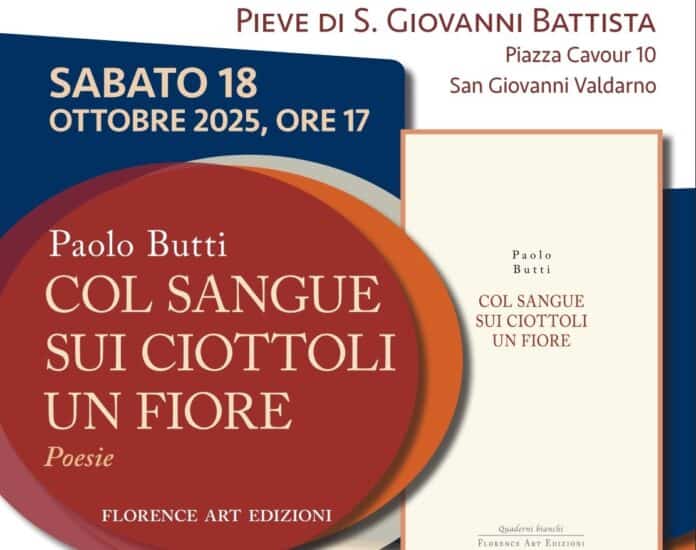 San Giovanni Valdarno il libro di poesie di Paolo Butti