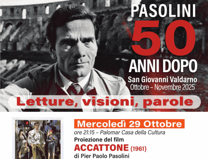 San Giovanni proiezione del film di Pier Paolo Pasolini “Accattone” San Giovanni Pier Paolo Pasolini