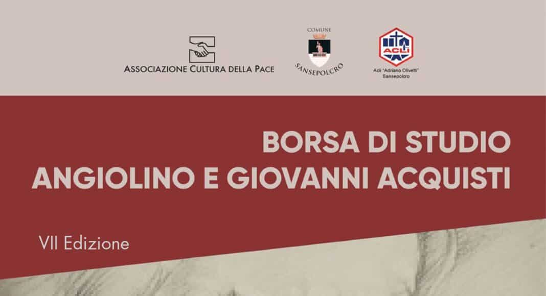 Sansepolcro Borse di Studio “Angiolino e Giovanni Acquisti”