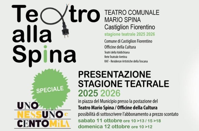 Teatro Comunale Mario Spina di Castiglion Fiorentino stagione 202526
