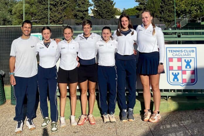 Tennis Giotto - Serie A2 F, Tc Cagliari (1) Una vittoria e un pareggio in A2 del Tennis Giotto