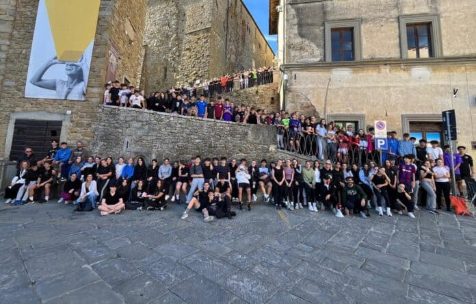 Castiglion Fiorentino,valdichiana, corsa campestre, Per le vie del Borgo