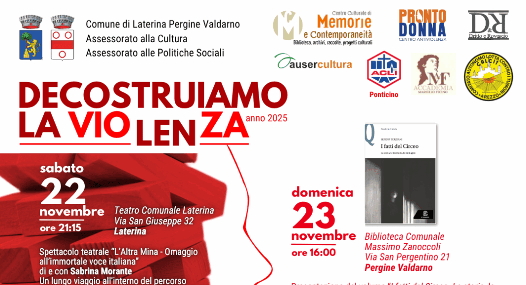 A Laterina Decostruiamo la Violenza