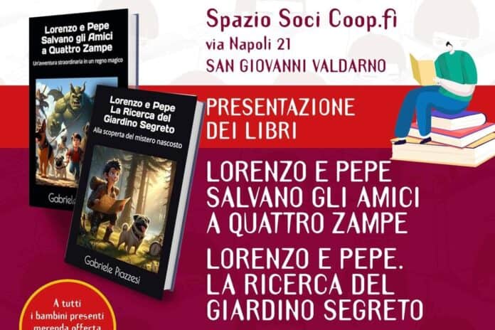 A San Giovanni la presentazione del libro “Lorenzo e Pepe”