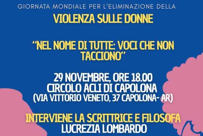 Giornata Mondiale Violenza sulle Donne