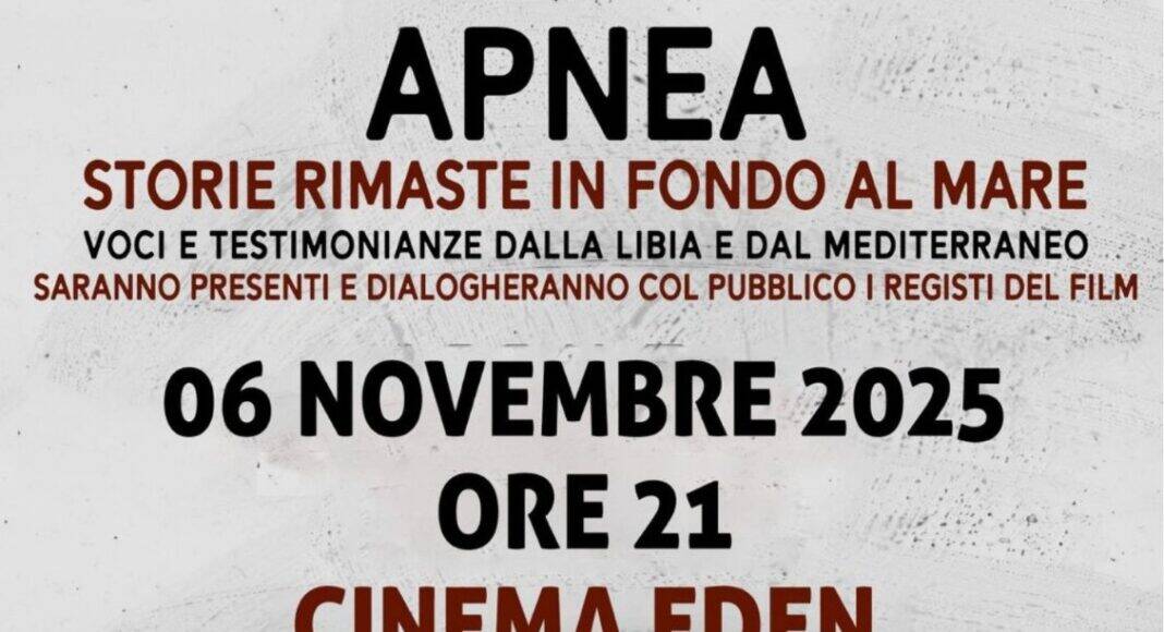 Cinema Eden: il documentario “Apnea” con la regista Claudia Cataldi