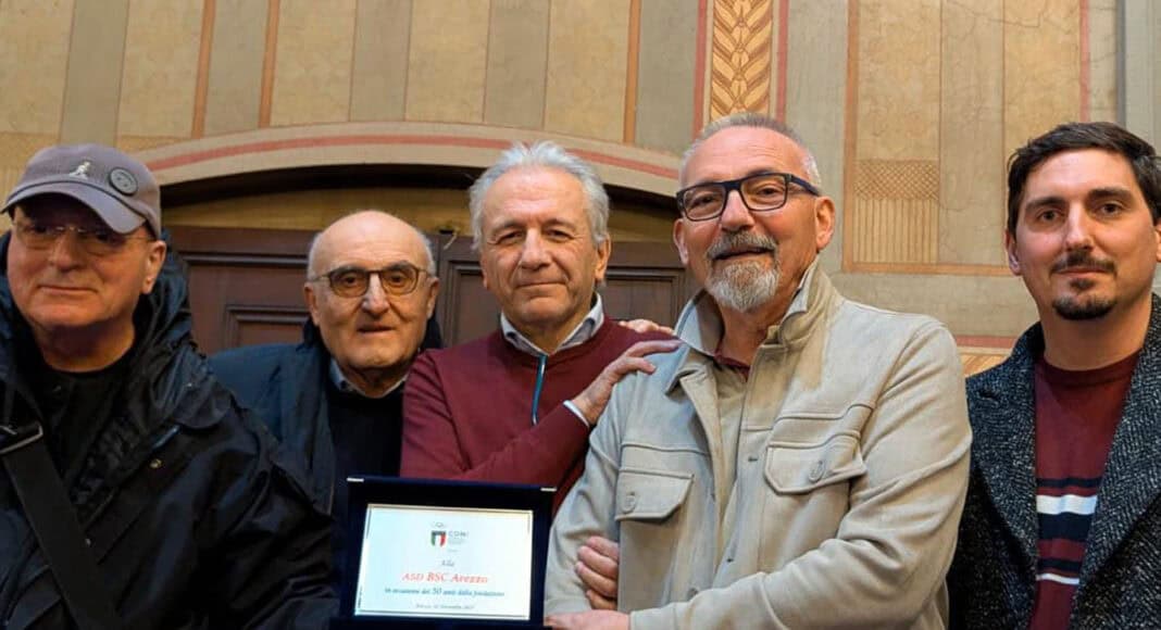 Un premio Coni al Baseball Arezzo per cinquant’anni di attività