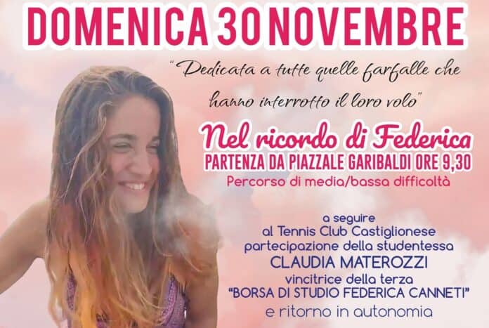 Castiglioni la Camminata delle farfalle in memoria di Federica