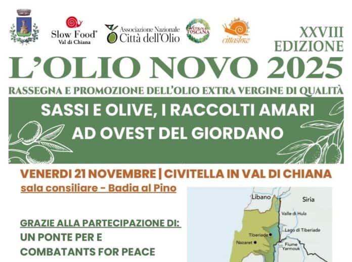 Civitella “Sassi e olive, i racconti amari ad ovest del Giordano”