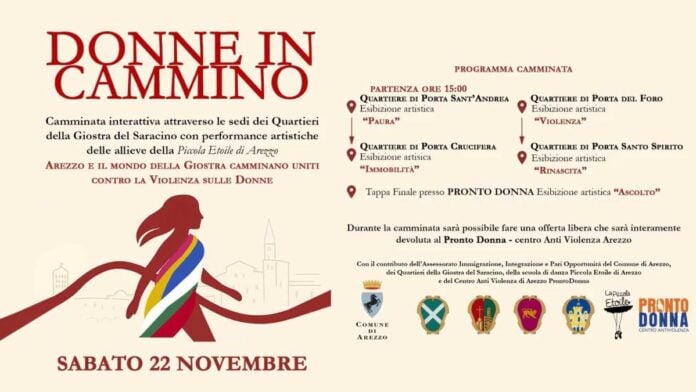 I Quartieri della Giostra del Saracino contro la violenza sulle donne