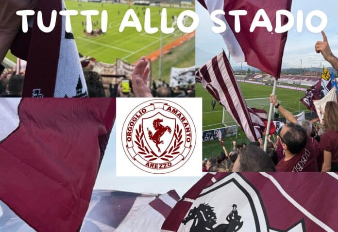 Orgoglio Amaranto tutti allo stadio per Arezzo - Sambenedettese