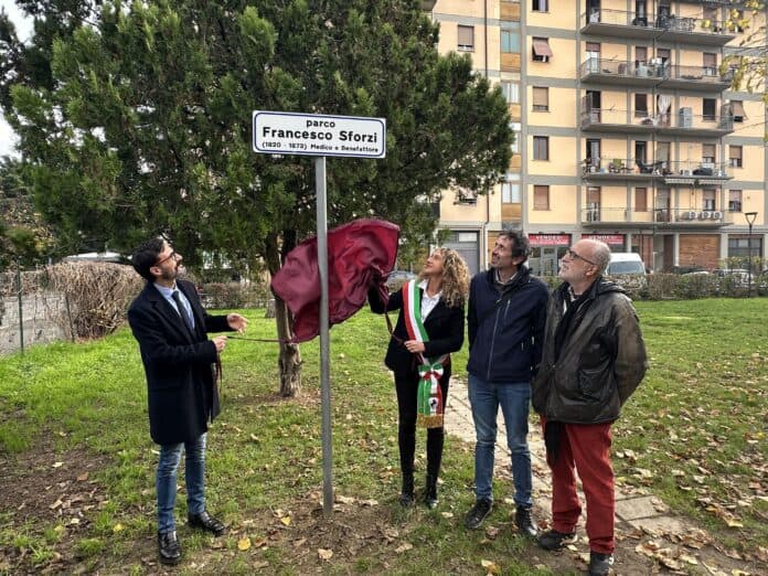 Parco Francesco Sforzi intitolata al medico aretino