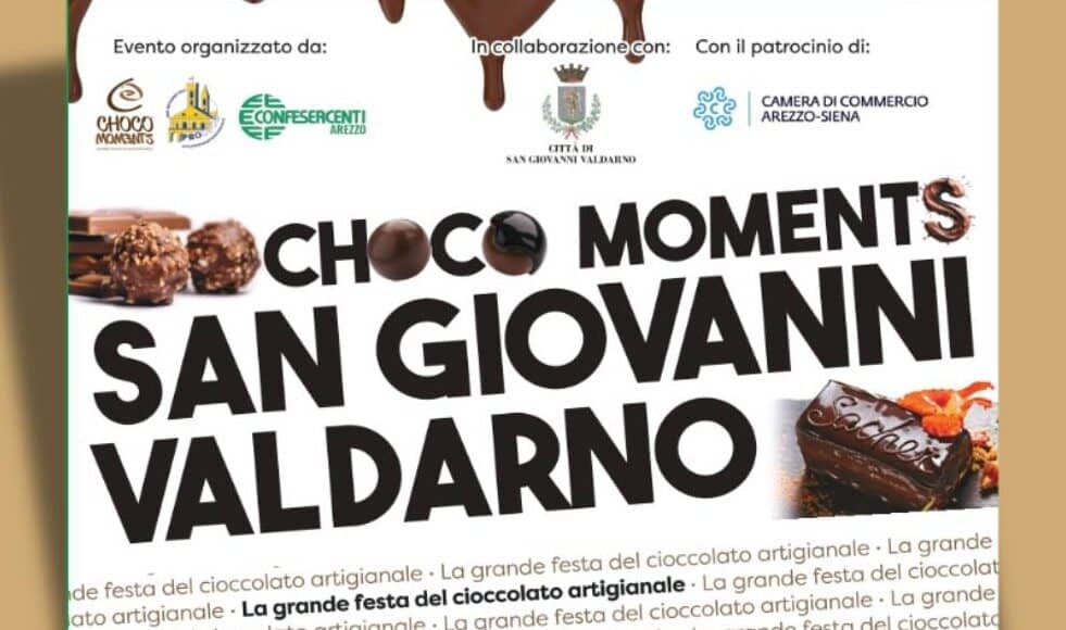 San Giovanni Valdarno arriva la Festa del Cioccolato artigianale