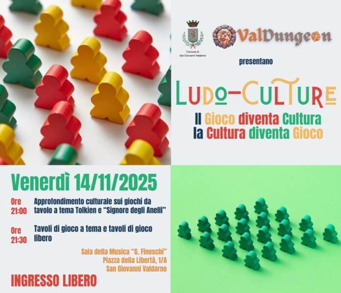 San Giovanni Valdarno ciclo di incontri “Ludo-Culture