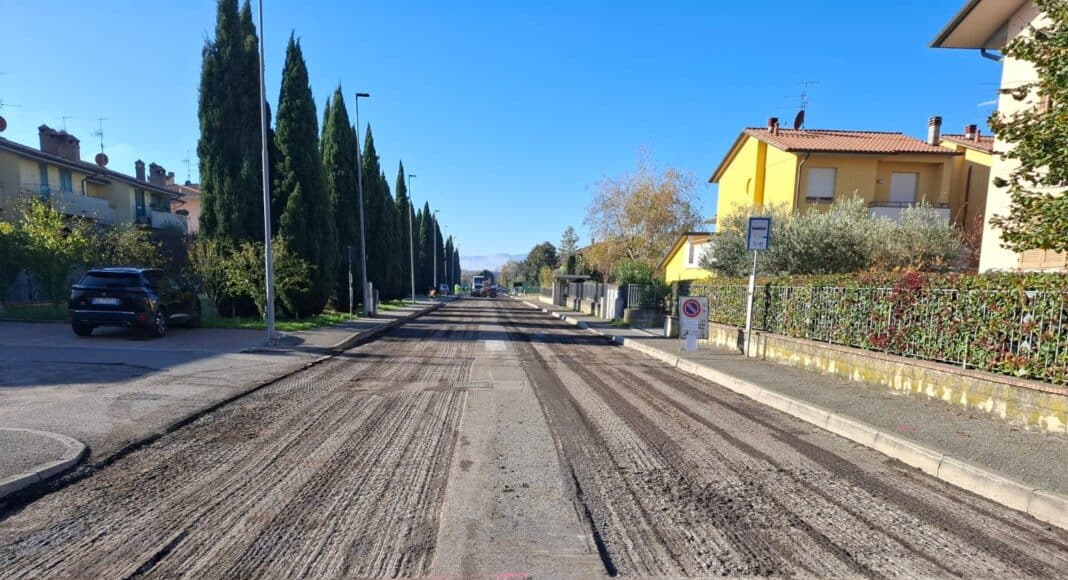 Sansepolcro lavori sulle strade nel capoluogo e nelle frazioni
