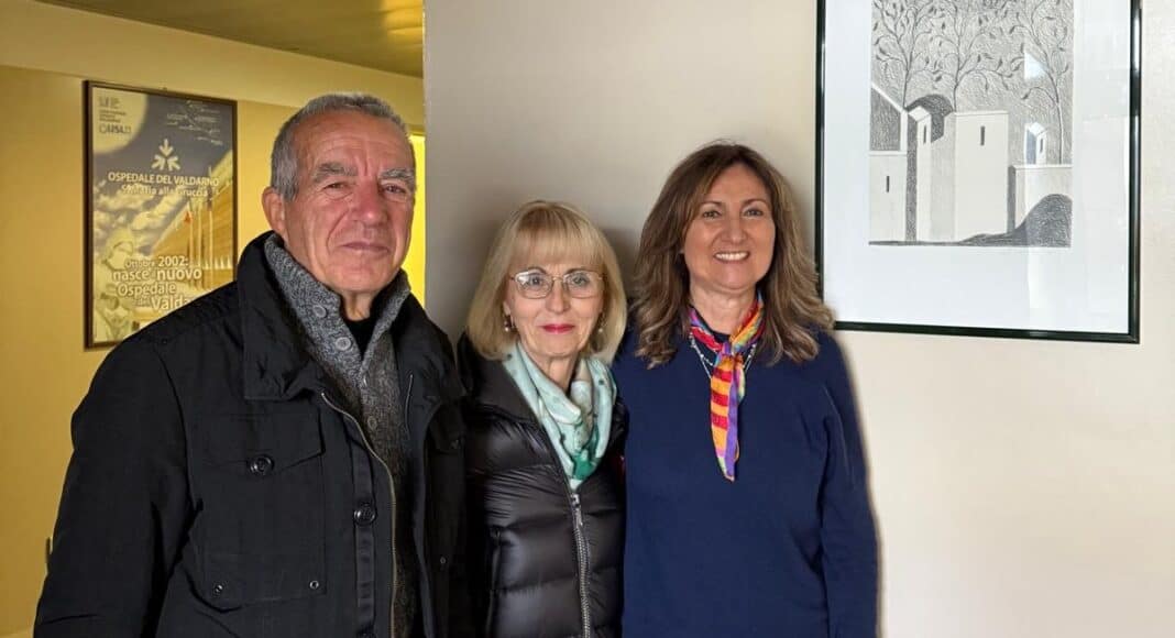 Una litografia di Lorenzo Bonechi donata all’ospedale della Gruccia