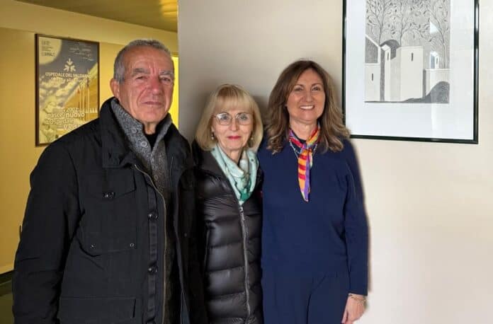 Una litografia di Lorenzo Bonechi donata all’ospedale della Gruccia