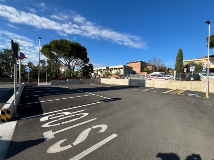 Terranuova: completato il parcheggio della Clinica di Riabilitazione