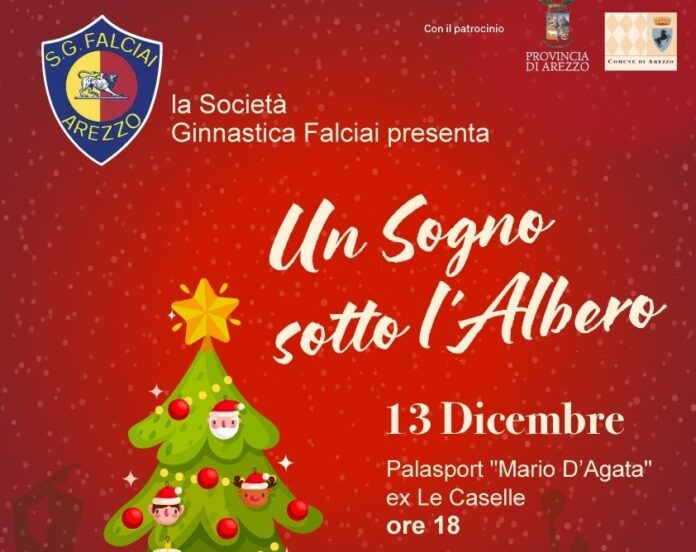 Al Palasport di Arezzo la Ginnastica Falciai con la Festa degli Auguri