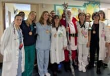 Ospedale del Valdarno: i Babbi Natale in Pediatria e in Ostetricia