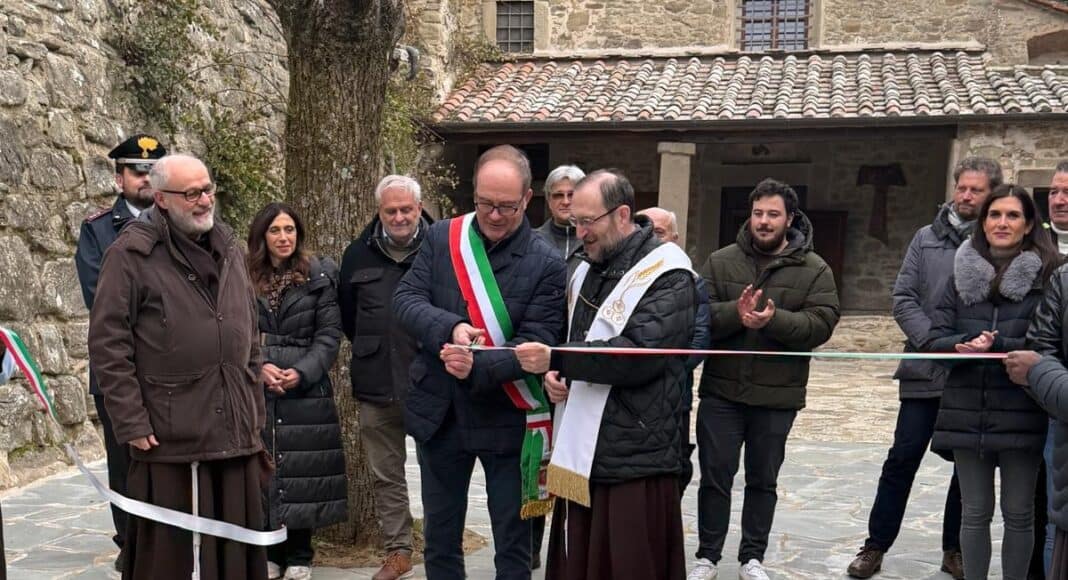 Cortona, conclusi i lavori al piazzale della Chiesa de Le Celle