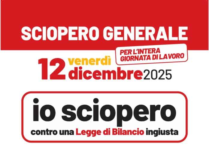 La Cgil proclama lo sciopero generale per il 12 dicembre