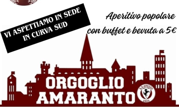 Orgoglio Amaranto palle di Natale firmate dai giocatori dell'Arezzo