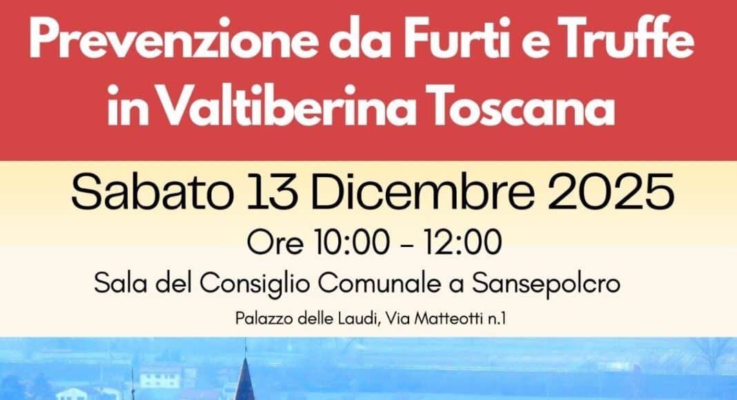 Pro Loco Cisa Sansepolcro incontro per la prevenzione furti e truffe