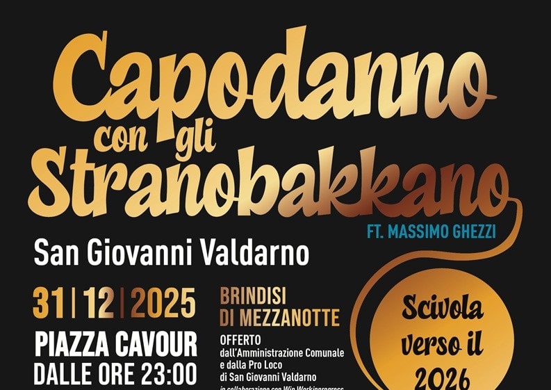 San Giovanni Capodanno con gli Stranobakkano in piazza Cavour