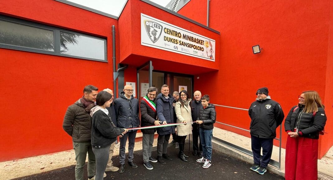 Sansepolcro inaugurata la palestra Buonarroti