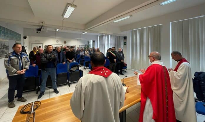 Santa Barbara – Cavriglia celebrata la Santa Messa alla centrale Enel