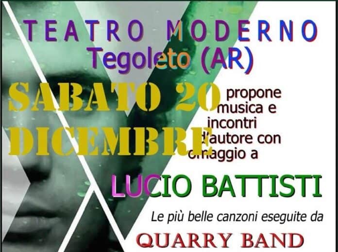 Teatro Moderno di Tegoleto omaggio a Lucio Battisti